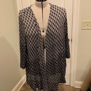 Black and cream jacket